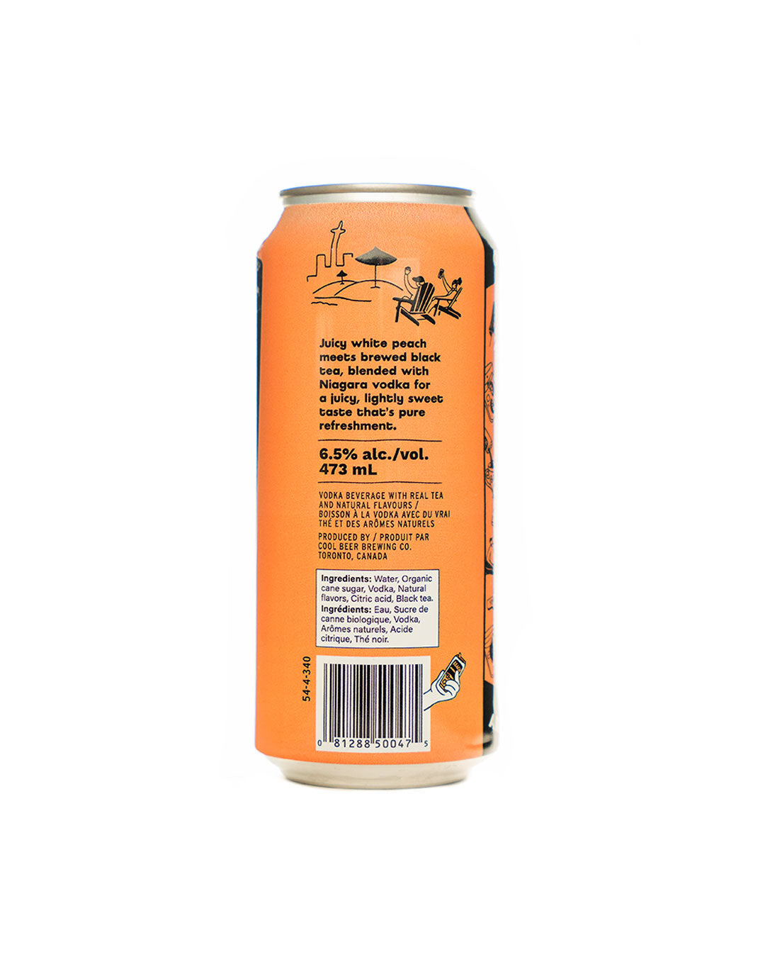 Reach Hard Tea Peachy 473ml